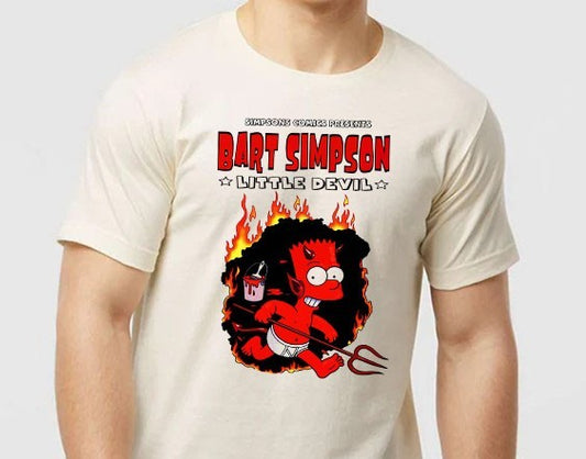 Playera Bart Simpson Devil