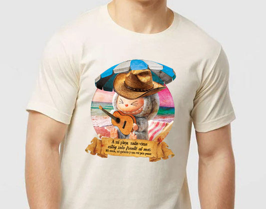 Playera Labubu Playa Sola