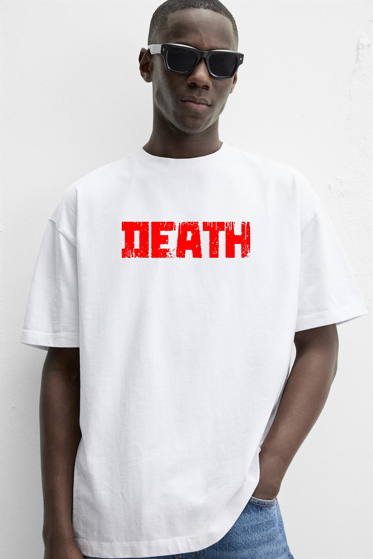 Playera Semi Oversize Death