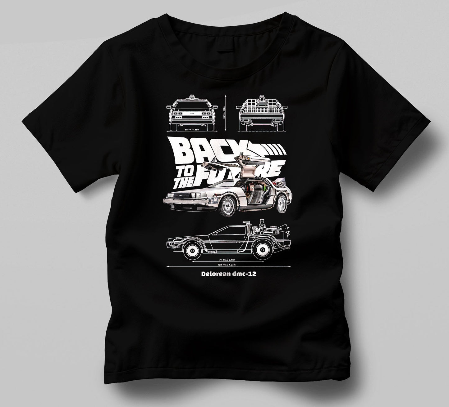 Playera Delorean