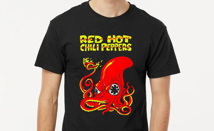Playera Red Hot Chili Peppers Octopus