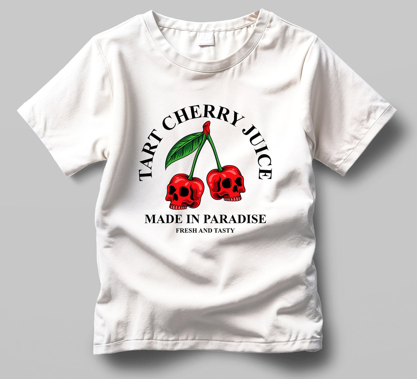 Playera  Skull Cherry